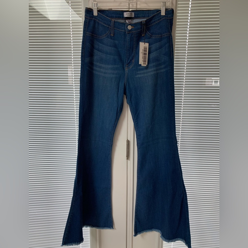 Judy Blue Flare Wide Leg Blue Jeans